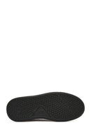Erkek Lacivert Bağcıklı Kalın Tabanlı Deri Sneaker | Derimod Erkek Lacivert Bağcıklı Kalın Tabanlı Deri Sneaker | Derimod