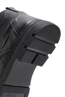 Male Black Zip Closure Leather Casual Boots | Derimod Male Black Zip Closure Leather Casual Boots | Derimod