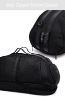 D-Pack Men's Black Long Strap Fabric Travel Bag | Derimod D-Pack Men's Black Long Strap Fabric Travel Bag | Derimod