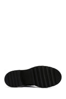 Women's Black Leather Zippered Boots | Derimod Women's Black Leather Zippered Boots | Derimod