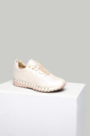 Beige Women's Sports Shoes with Staple Detail | Derimod Beige Women's Sports Shoes with Staple Detail | Derimod