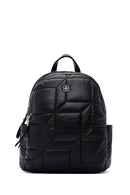 Women's Black Quilted Backpack | Derimod Women's Black Quilted Backpack | Derimod