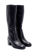 Women's Leather Heeled Boots | Derimod Women's Leather Heeled Boots | Derimod