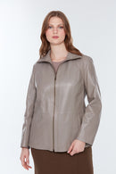 Samantha Kadın Vizon Mont | Derimod Samantha Kadın Vizon Mont | Derimod