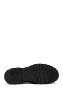 Kadın Siyah Deri Maskülen Loafer | Derimod Kadın Siyah Deri Maskülen Loafer | Derimod