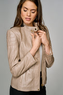 Trixie Kadın Deri Ceket | Derimod Trixie Kadın Deri Ceket | Derimod