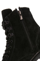 Men's Black Zippered Suede Leather Casual Boots | Derimod Men's Black Zippered Suede Leather Casual Boots | Derimod