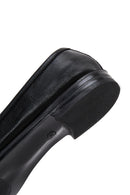 Kadın Siyah Toka Detaylı Deri Maskülen Loafer | Derimod Kadın Siyah Toka Detaylı Deri Maskülen Loafer | Derimod
