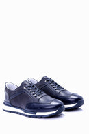 Erkek Kroko Detaylı Sneaker | Derimod Erkek Kroko Detaylı Sneaker | Derimod