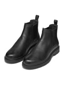 Geox Men's Black Spherica Ec1 Leather Chelsea Boots | Derimod Geox Men's Black Spherica Ec1 Leather Chelsea Boots | Derimod