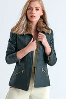 Karen Kadın Deri Ceket | Derimod Karen Kadın Deri Ceket | Derimod