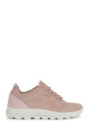 Geox Kadın Pembe Spherica Bağcıklı Kumaş Sneaker | Derimod Geox Kadın Pembe Spherica Bağcıklı Kumaş Sneaker | Derimod
