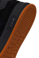 Erkek Siyah Bağcıklı Nubuk Deri Sneaker | Derimod Erkek Siyah Bağcıklı Nubuk Deri Sneaker | Derimod