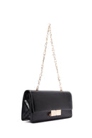 Kadın Siyah Zincir Askılı Kol Çantası | Derimod Kadın Siyah Zincir Askılı Kol Çantası | Derimod