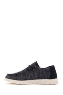 Derimod Zero Men's Navy Blue Fabric Casual Shoes | Derimod Derimod Zero Men's Navy Blue Fabric Casual Shoes | Derimod