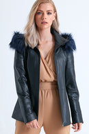 Carmela Kadın Deri Ceket | Derimod Carmela Kadın Deri Ceket | Derimod