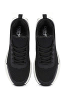 Erkek Siyah Bağcıklı Kumaş Sneaker | Derimod Erkek Siyah Bağcıklı Kumaş Sneaker | Derimod