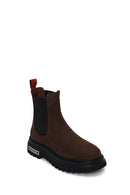 Harley Davidson Woman Brown Mourir Leather Chelsea Boots | Derimod Harley Davidson Woman Brown Mourir Leather Chelsea Boots | Derimod