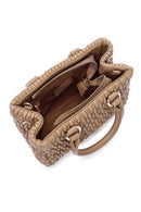 Kadın Camel Uzun Askılı Kapitone Kol Çantası | Derimod Kadın Camel Uzun Askılı Kapitone Kol Çantası | Derimod