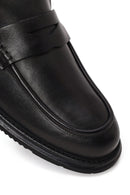 Erkek Siyah Deri Casual Loafer | Derimod Erkek Siyah Deri Casual Loafer | Derimod