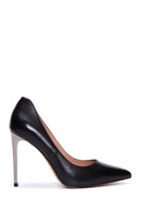 Women's Black Leather Stiletto | Derimod Women's Black Leather Stiletto | Derimod