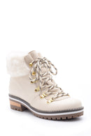 Women's Leather Feather Detailed Boots | Derimod Women's Leather Feather Detailed Boots | Derimod