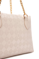 Women's Cream Long Strap Shoulder Bag | Derimod Women's Cream Long Strap Shoulder Bag | Derimod