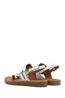 Women's White Ankle Strap Flip Flops Sandals | Derimod Women's White Ankle Strap Flip Flops Sandals | Derimod