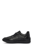 Men's Black Lace-up Leather Sneaker | Derimod Men's Black Lace-up Leather Sneaker | Derimod