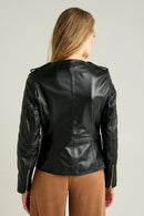 Lopez Kadın Deri Ceket | Derimod Lopez Kadın Deri Ceket | Derimod