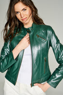 Kylie Kadın Deri Ceket | Derimod Kylie Kadın Deri Ceket | Derimod