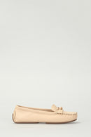 Bej Kadın Deri Loafer | Derimod Bej Kadın Deri Loafer | Derimod