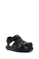 Camper Erkek Siyah Pelotas Flota Deri Sandalet | Derimod Camper Erkek Siyah Pelotas Flota Deri Sandalet | Derimod