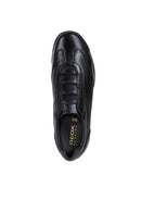 Geox Men's Black U Edgeware B Leather Sneakers | Derimod Geox Men's Black U Edgeware B Leather Sneakers | Derimod