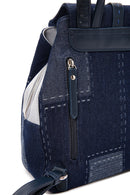 Women's Blue Jean Fabric Backpack | Derimod Women's Blue Jean Fabric Backpack | Derimod