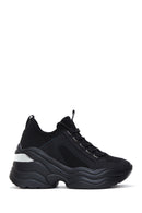 Women's Black Thick Soled Sneaker | Derimod Women's Black Thick Soled Sneaker | Derimod