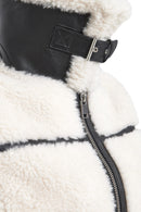 Verbier Women's Beige Teddy Coat | Derimod Verbier Women's Beige Teddy Coat | Derimod