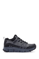 Skechers Men's Grey Summits Lace-Up Thick-Soled Outdoor Boots | Derimod Skechers Men's Grey Summits Lace-Up Thick-Soled Outdoor Boots | Derimod