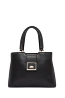 Kadın Siyah Uzun Askılı Kol Çantası | Derimod Kadın Siyah Uzun Askılı Kol Çantası | Derimod