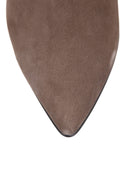 Women's Patterned Suede Boots | Derimod Women's Patterned Suede Boots | Derimod