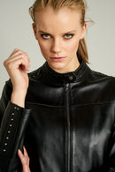 Penny Kadın Deri Ceket | Derimod Penny Kadın Deri Ceket | Derimod