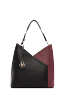 Women's Black Short and Long Strap Shoulder Bag | Derimod Women's Black Short and Long Strap Shoulder Bag | Derimod