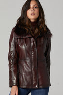 Gaby Kadın Deri Ceket | Derimod Gaby Kadın Deri Ceket | Derimod