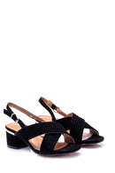 Women's Suede Heeled Shoes | Derimod Women's Suede Heeled Shoes | Derimod