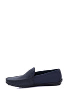 Erkek Lacivert Deri Casual Loafer | Derimod Erkek Lacivert Deri Casual Loafer | Derimod