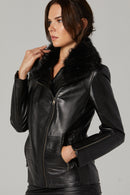 Marianna Kadın Deri Ceket | Derimod Marianna Kadın Deri Ceket | Derimod