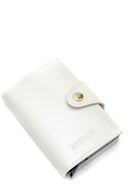 Women's Beige Leather Card Holder | Derimod Women's Beige Leather Card Holder | Derimod
