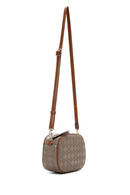 Women's Mink Long Strap Printed Crossbody Bag | Derimod Women's Mink Long Strap Printed Crossbody Bag | Derimod