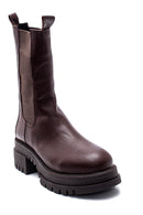 Women's Leather Long Chelsea Boots | Derimod Women's Leather Long Chelsea Boots | Derimod