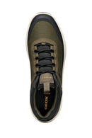 Geox Erkek Haki U Spherıca 4X4 B Abx A - Text+ Bağcıklı Kalın Tabanlı Kumaş Sneaker | Derimod Geox Erkek Haki U Spherıca 4X4 B Abx A - Text+ Bağcıklı Kalın Tabanlı Kumaş Sneaker | Derimod